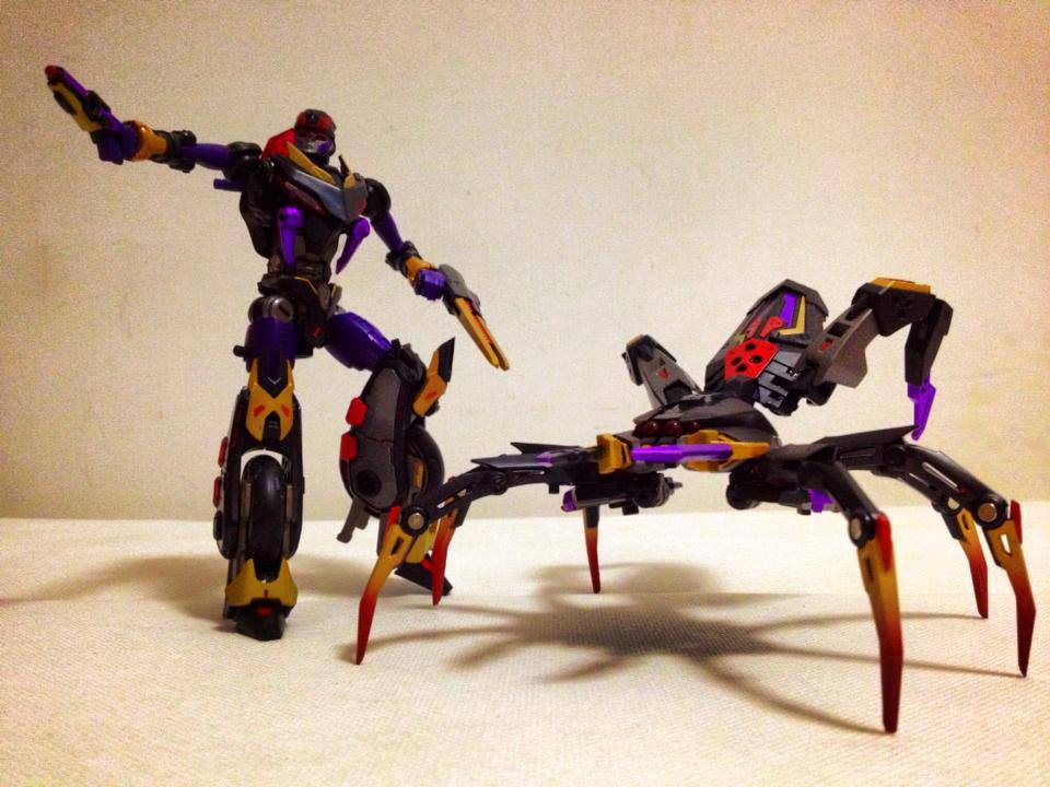 PE-DX02 アラネア 非正規トランスフォーマー Perfect Effect PE-DX02 Arranea Motobot Blackarachnia Images